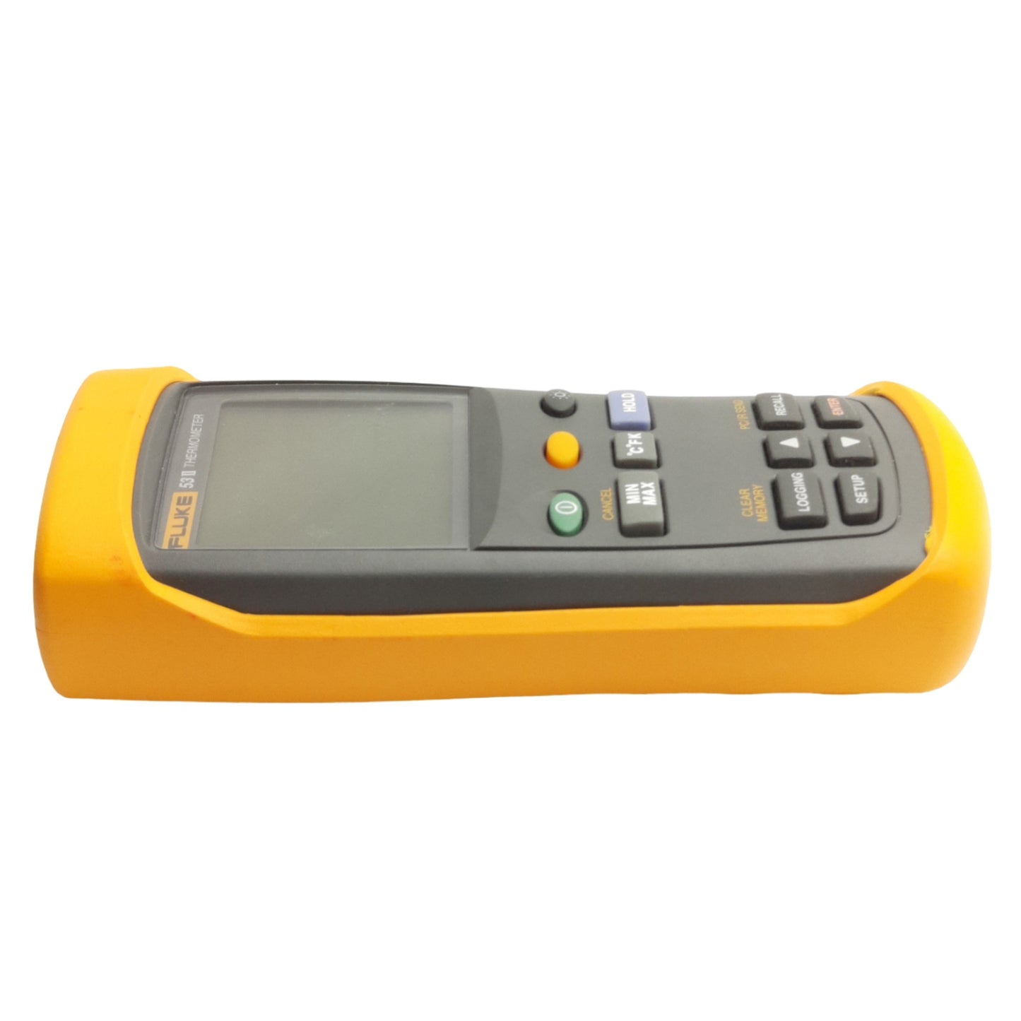 Used Fluke 53II Temperature Logging Digital Thermometer, Mini TC In, KJTERSN Sensors