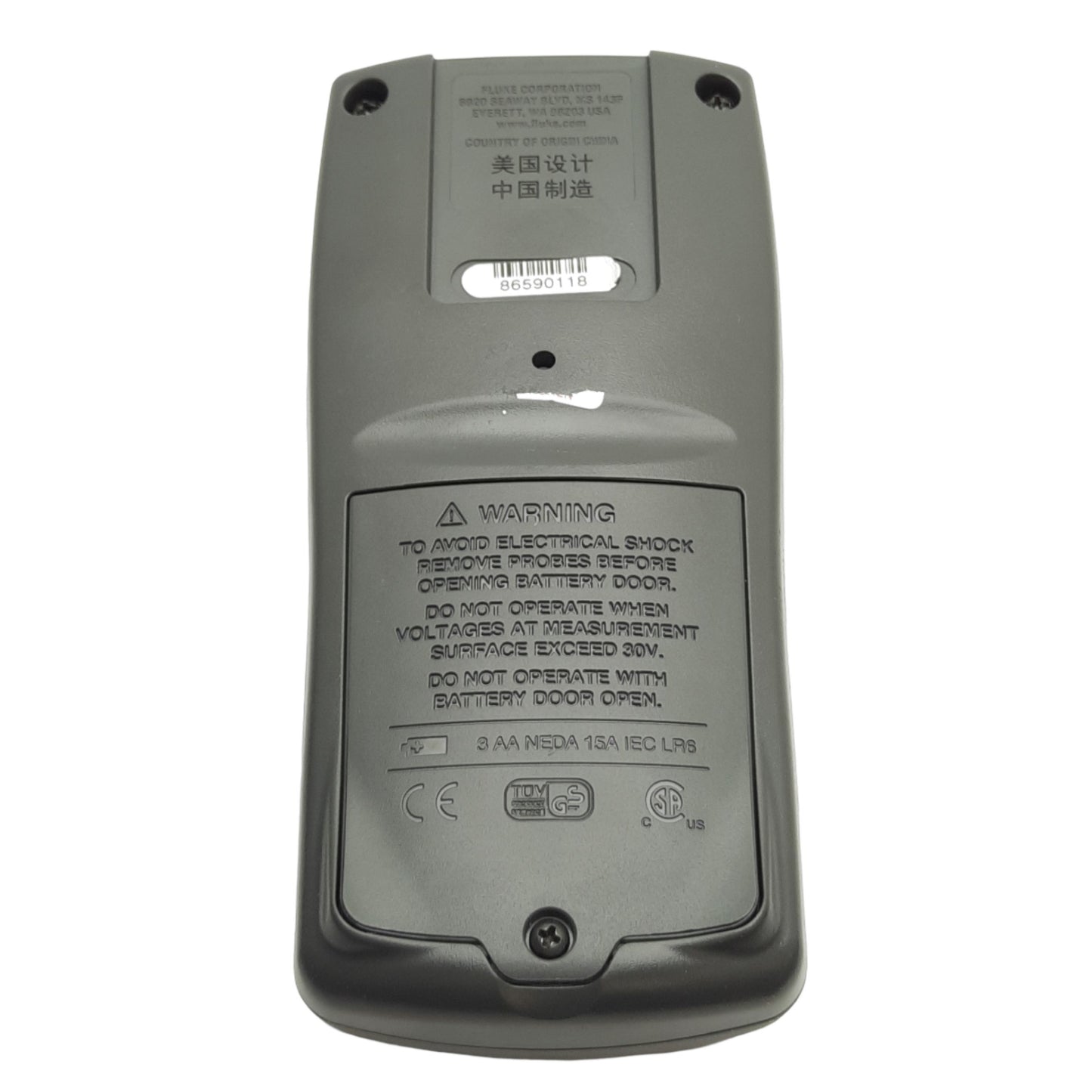 Used Fluke 53II Temperature Logging Digital Thermometer, Mini TC In, KJTERSN Sensors