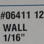 New Cole-Parmer TR-06411-12 Silicone Tubing, 1/2in OD, 3/8in ID, 25ft Length
