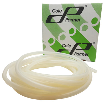 New Cole-Parmer TR-06411-12 Silicone Tubing, 1/2in OD, 3/8in ID, 25ft Length