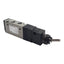 Used SMC VZM450-N01-08 Pneumatic Valve, Toggle Lever, 5/2-Way, 1/8in NPT, 0.15-1MPa