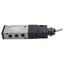 Used SMC VZM450-N01-08 Pneumatic Valve, Toggle Lever, 5/2-Way, 1/8in NPT, 0.15-1MPa