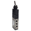 Used SMC VZM450-N01-08 Pneumatic Valve, Toggle Lever, 5/2-Way, 1/8in NPT, 0.15-1MPa