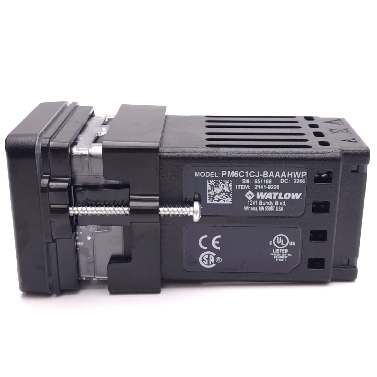 Used Watlow PM6C1CJ-BAAAHWP Universal PID Temperature Controller, 1/16DIN, 100-240VAC