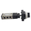 Used SMC VZM550-01-34B Pneumatic Valve, Twist Selector, 5/2-Way, Rc1/8in, 0.15-0.7MPa