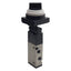 Used SMC VZM550-01-34B Pneumatic Valve, Twist Selector, 5/2-Way, Rc1/8in, 0.15-0.7MPa
