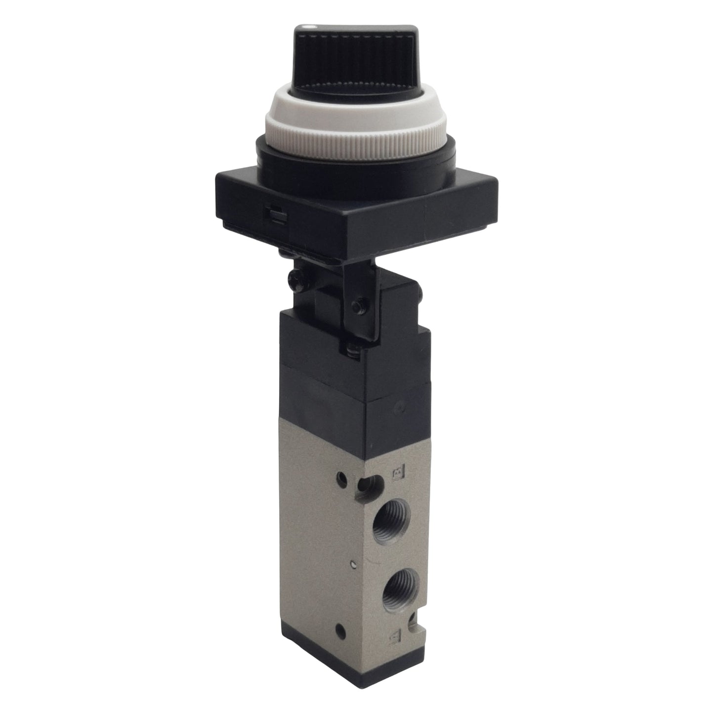 Used SMC VZM550-01-34B Pneumatic Valve, Twist Selector, 5/2-Way, Rc1/8in, 0.15-0.7MPa