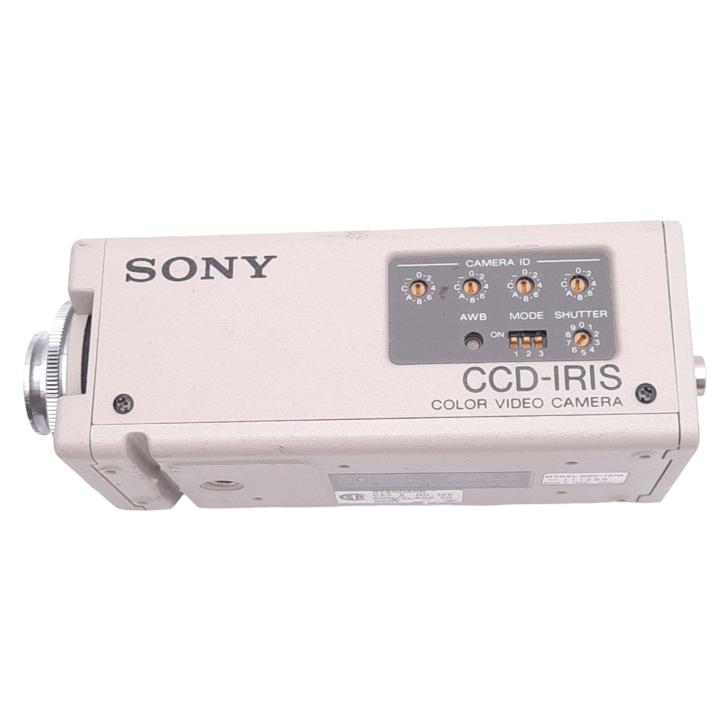 Sony DXC-107A CCD-IRIS Color Camera, 1/2