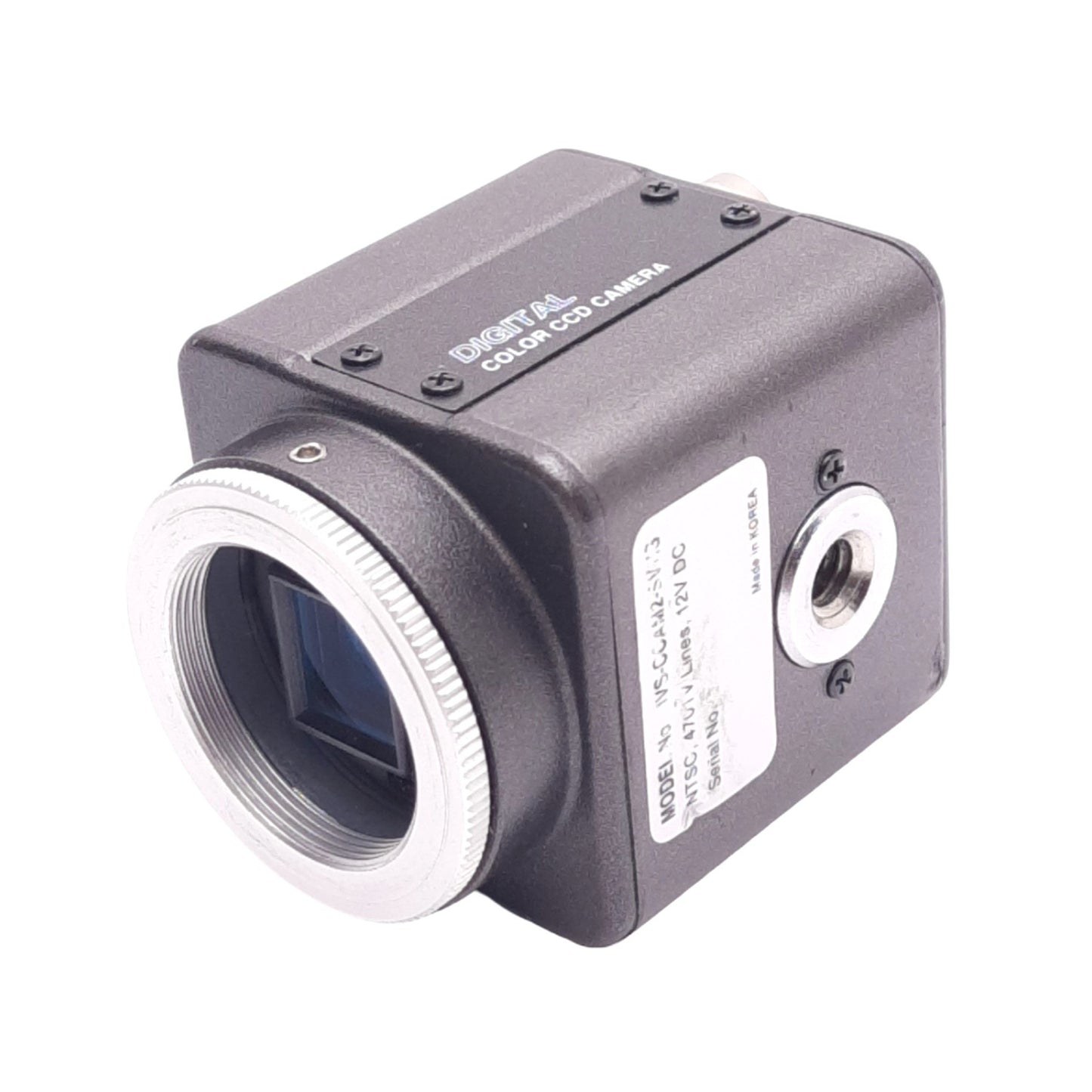 Used IVS Imaging IVS-CCAM2-SV43 Digital Color CCD Camera, 1/2in, 470 TV Lines, 12VDC