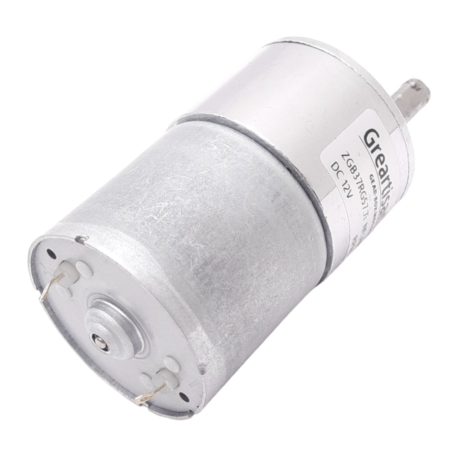 Used Greartisan ZGB37RG57.7i Gear-Box Motor, ø6mm Shaft, ø37mm Body, 60rpm, 12VDC
