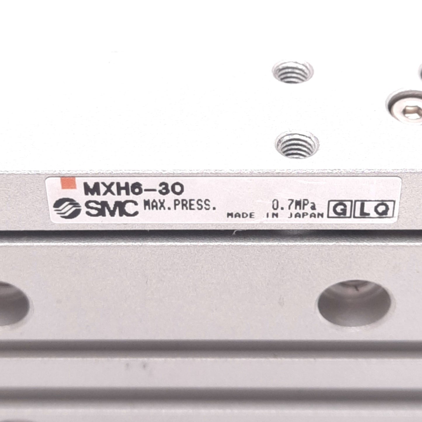 Used SMC MXH6-30 Pneumatic Slide Table, ø6mm Bore, 30mm Stroke, M5, 0.7MPa Max