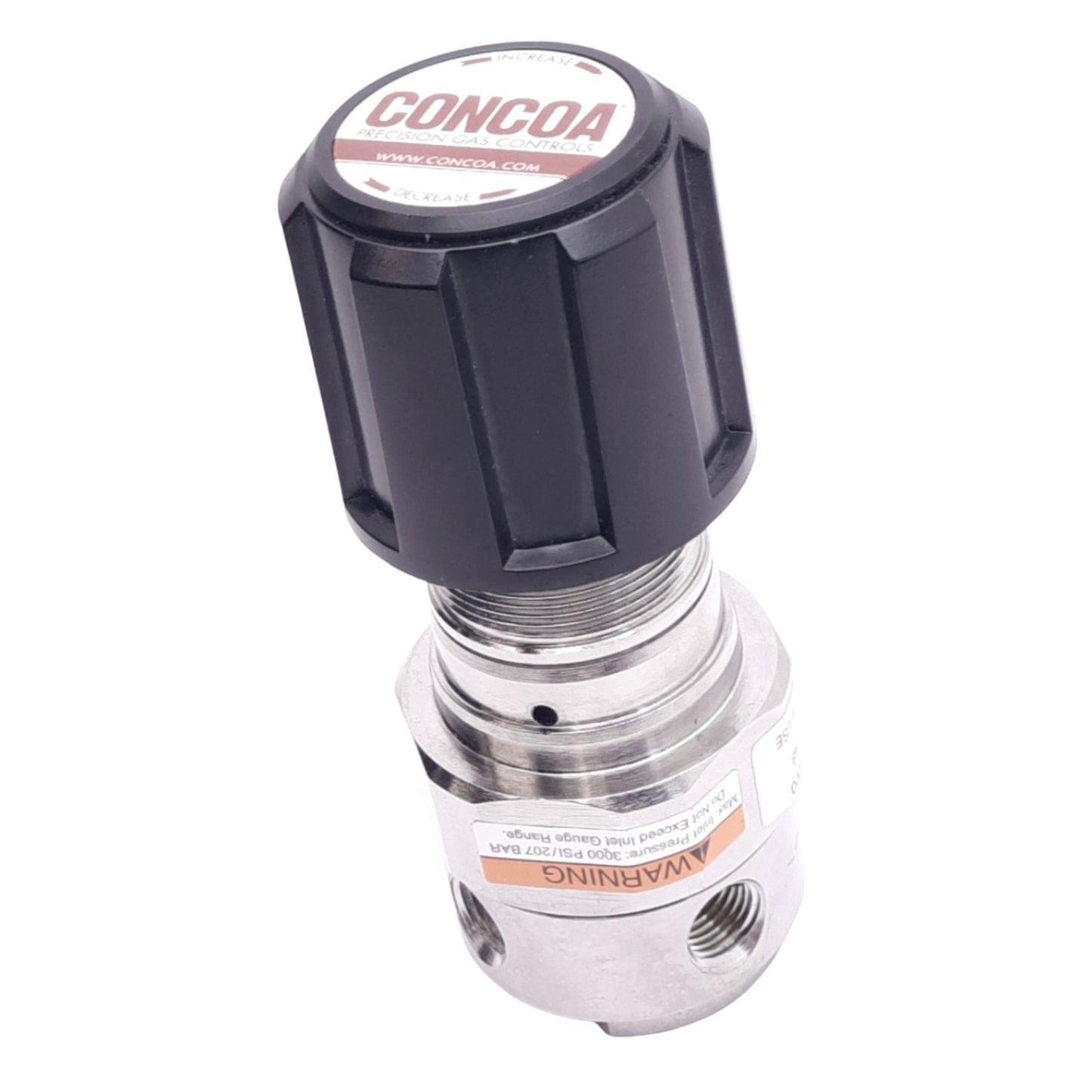 Used CONCOA 4035001-01-000 Pressure Regulator, 1/4in NPT, 0-500psig Set, 3000psig Max