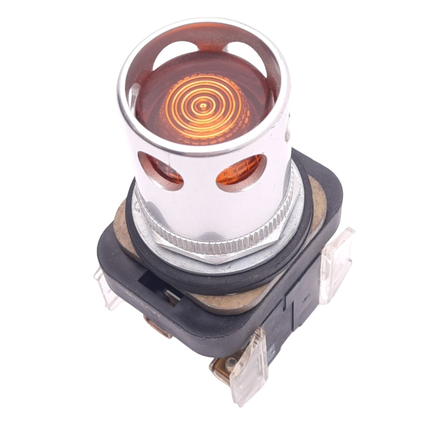 Used Allen Bradley 800T-QA10 Amber Illuminated Pushbutton, ø30mm, 1NC 1NO, 600V 10A