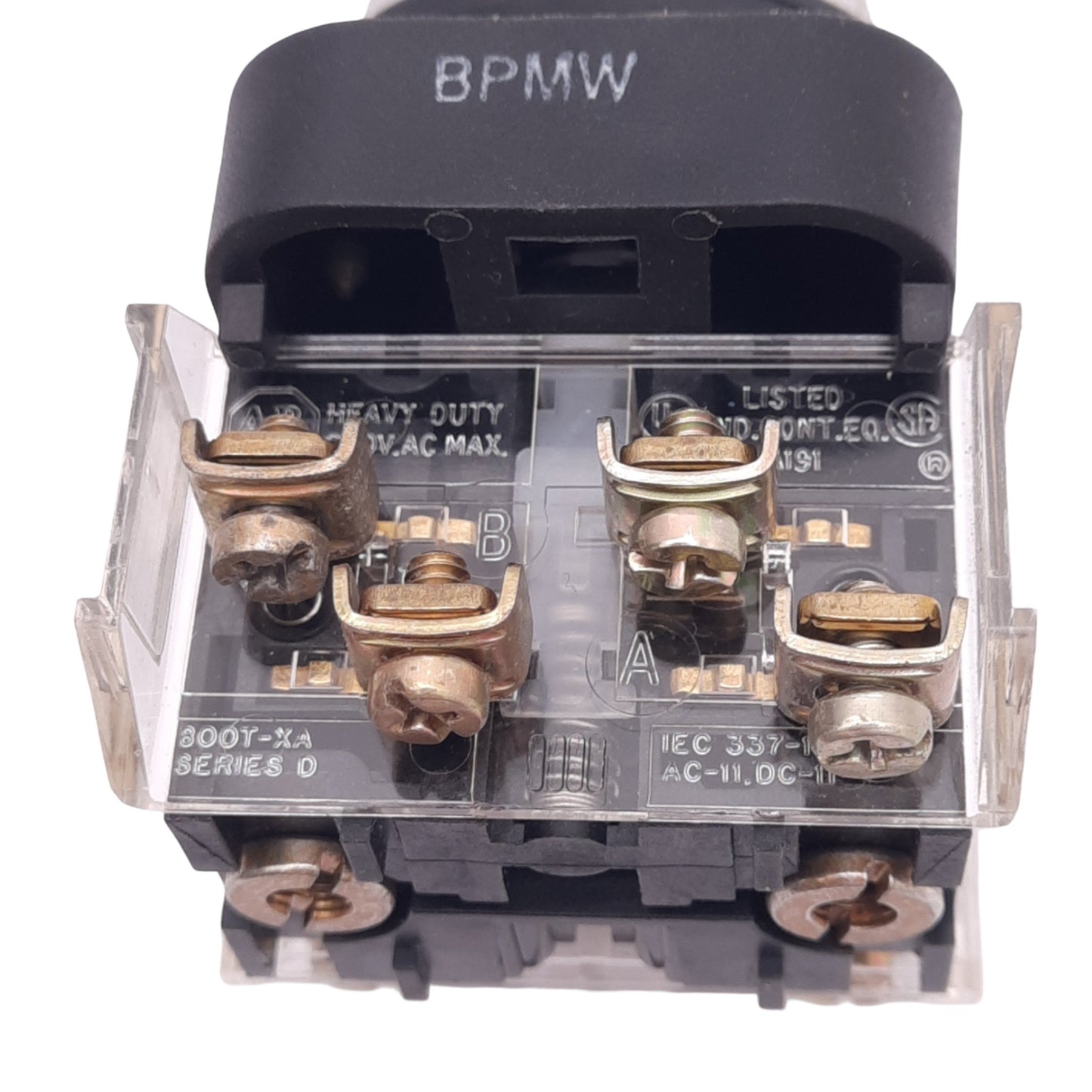 Used Allen Bradley 800T-QA10 Amber Illuminated Pushbutton, ø30mm, 1NC 1NO, 600V 10A