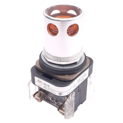 Used Allen Bradley 800T-QA10 Amber Illuminated Pushbutton, ø30mm, 1NC 1NO, 600V 10A