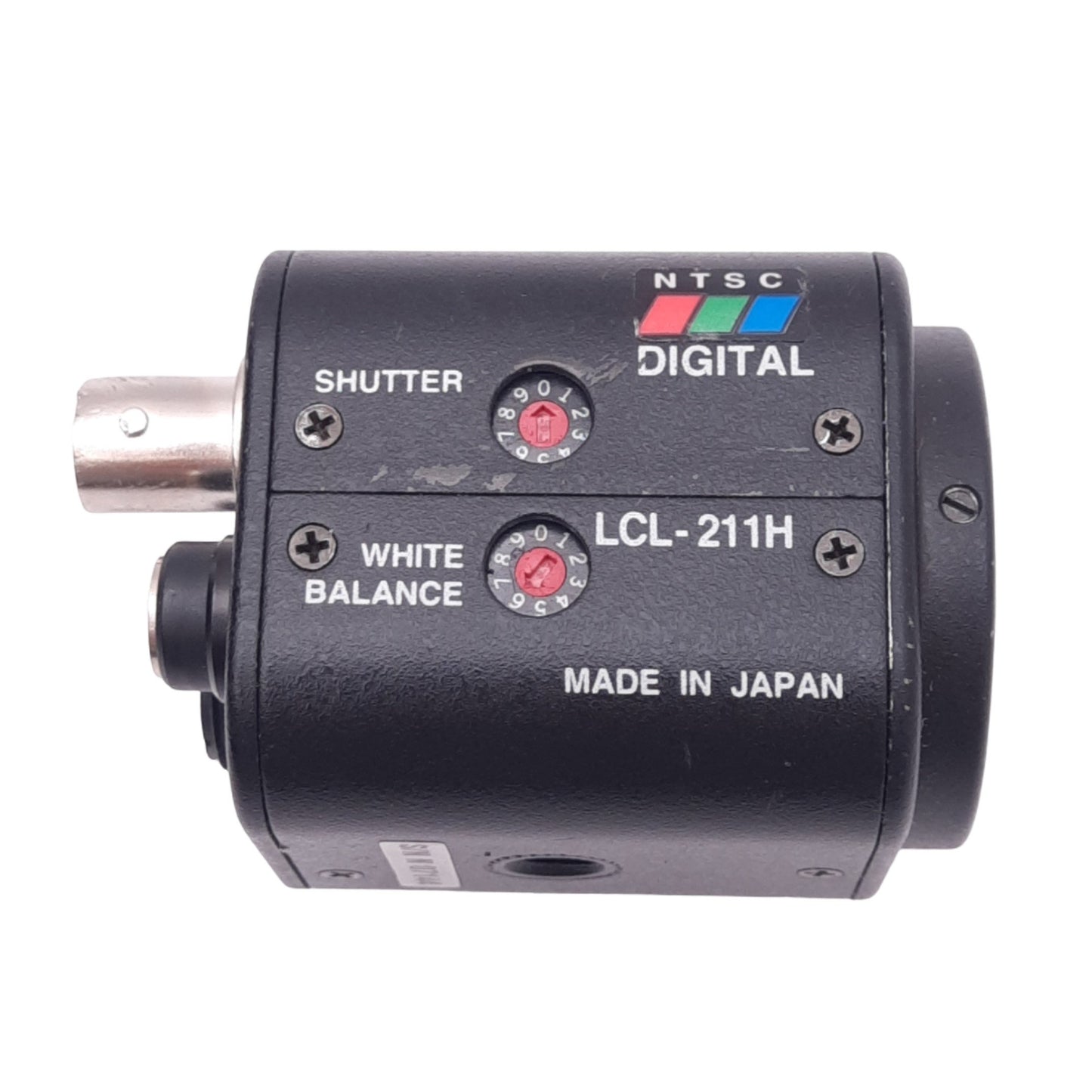 Used Watec LCL-211H Digital CCD Color Camera, 1/3in, 350 TV Lines, 12VDC, CS-Mount