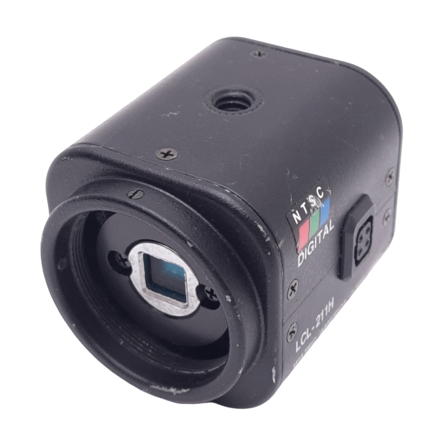 Used Watec LCL-211H Digital CCD Color Camera, 1/3in, 350 TV Lines, 12VDC, CS-Mount