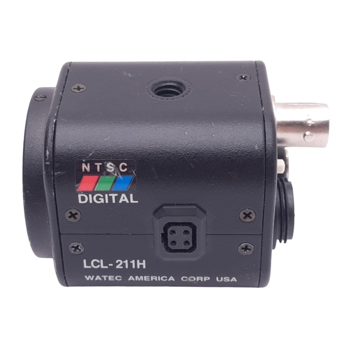 Used Watec LCL-211H Digital CCD Color Camera, 1/3in, 350 TV Lines, 12VDC, CS-Mount