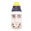 Used Square D 9001KM38LY Yellow Illuminated Pushbutton, ø30mm, 1NC 1NO, 600V 10A Max