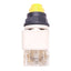 Used Square D 9001KM38LY Yellow Illuminated Pushbutton, ø30mm, 1NC 1NO, 600V 10A Max