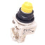 Used Square D 9001KM38LY Yellow Illuminated Pushbutton, ø30mm, 1NC 1NO, 600V 10A Max
