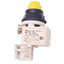 Used Square D 9001KM38LY Yellow Illuminated Pushbutton, ø30mm, 1NC 1NO, 600V 10A Max