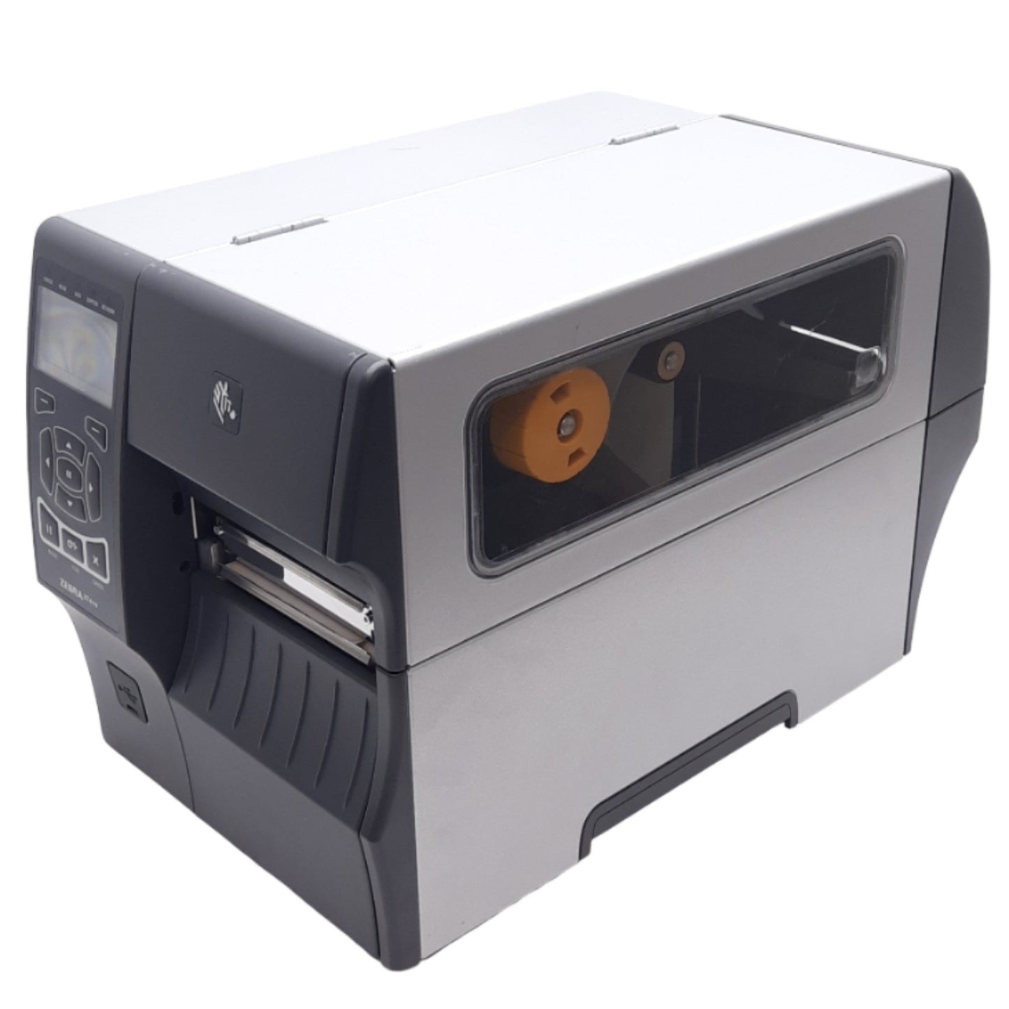 Used Zebra ZT41043-T010000Z Direct Thermal Printer, 300dpi, 4" Print, 100-240VAC