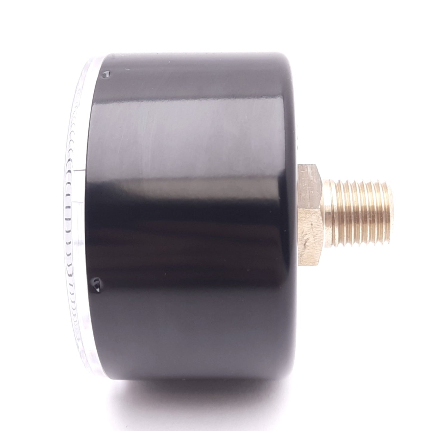 Used NOSHOK 25-210-5-psi-1/4 Pressure Gauge, 0 to 5 psi, 2-1/2in Face, 1/4in NPT