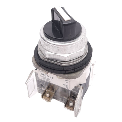 Used Allen Bradley 800T-H2T Maintained Selector Switch, ø30mm, 2 N.O., 600VAC 10A Max