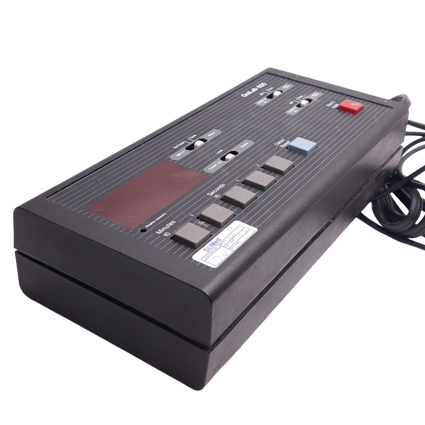 Used GraLab 605 Single Memory Timer w/ Foot Switch, 0.1s-59minutes, 5-Digit, 120VAC