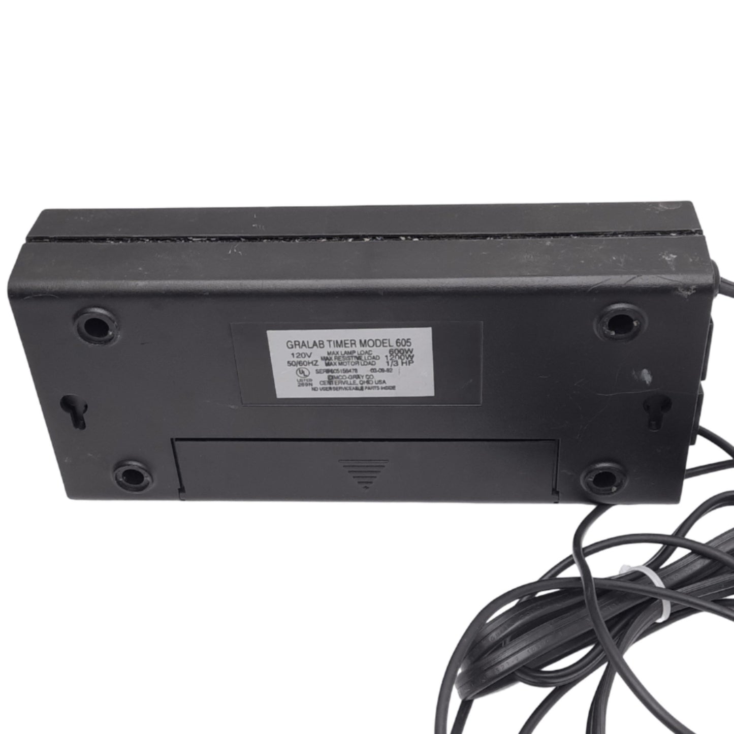 Used GraLab 605 Single Memory Timer w/ Foot Switch, 0.1s-59minutes, 5-Digit, 120VAC