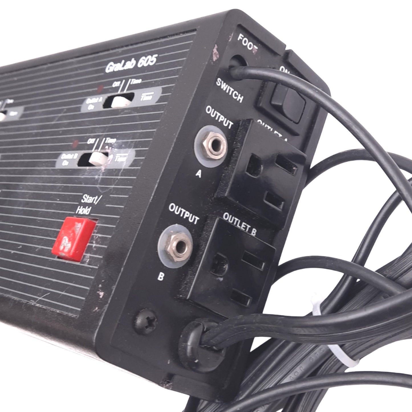 Used GraLab 605 Single Memory Timer w/ Foot Switch, 0.1s-59minutes, 5-Digit, 120VAC