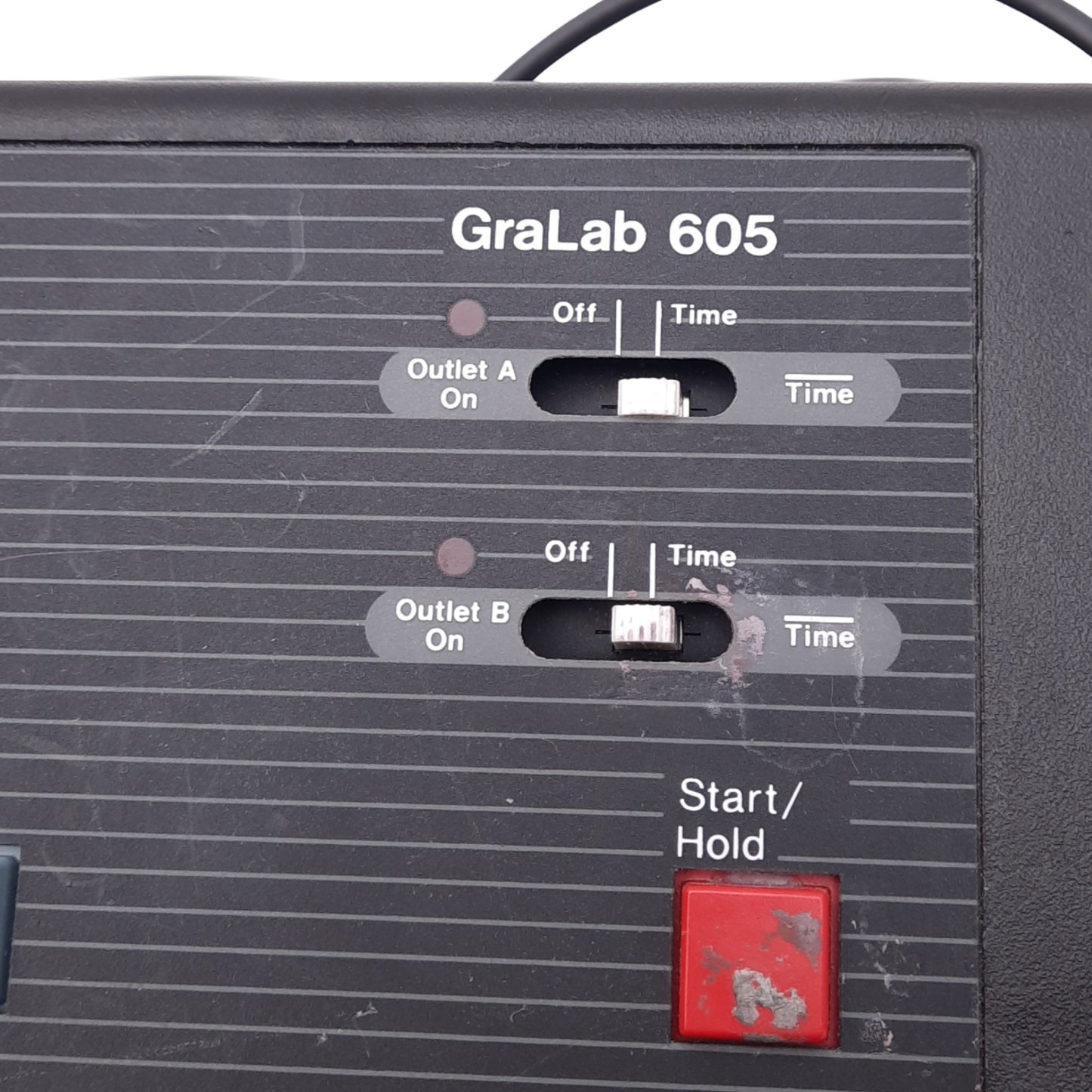 Used GraLab 605 Single Memory Timer w/ Foot Switch, 0.1s-59minutes, 5-Digit, 120VAC