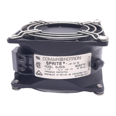Used Comair Rotron SU2A5 Cooling Fan, 3250rpm, 3.15x1.65in, 115VAC 0.15A, 11W