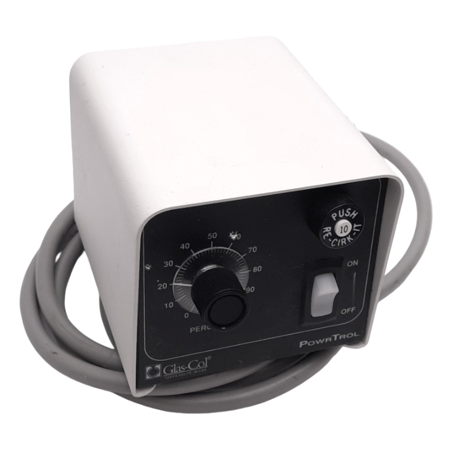 Used Glas-Col 104A PL120 PowerTrol Power Controller, 5-100%, 120VAC, 10A, 1200W Max