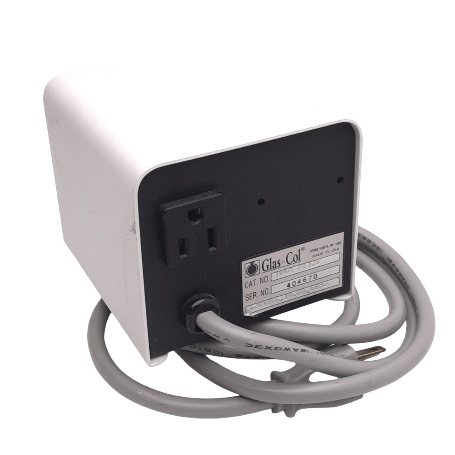 Used Glas-Col 104A PL120 PowerTrol Power Controller, 5-100%, 120VAC, 10A, 1200W Max