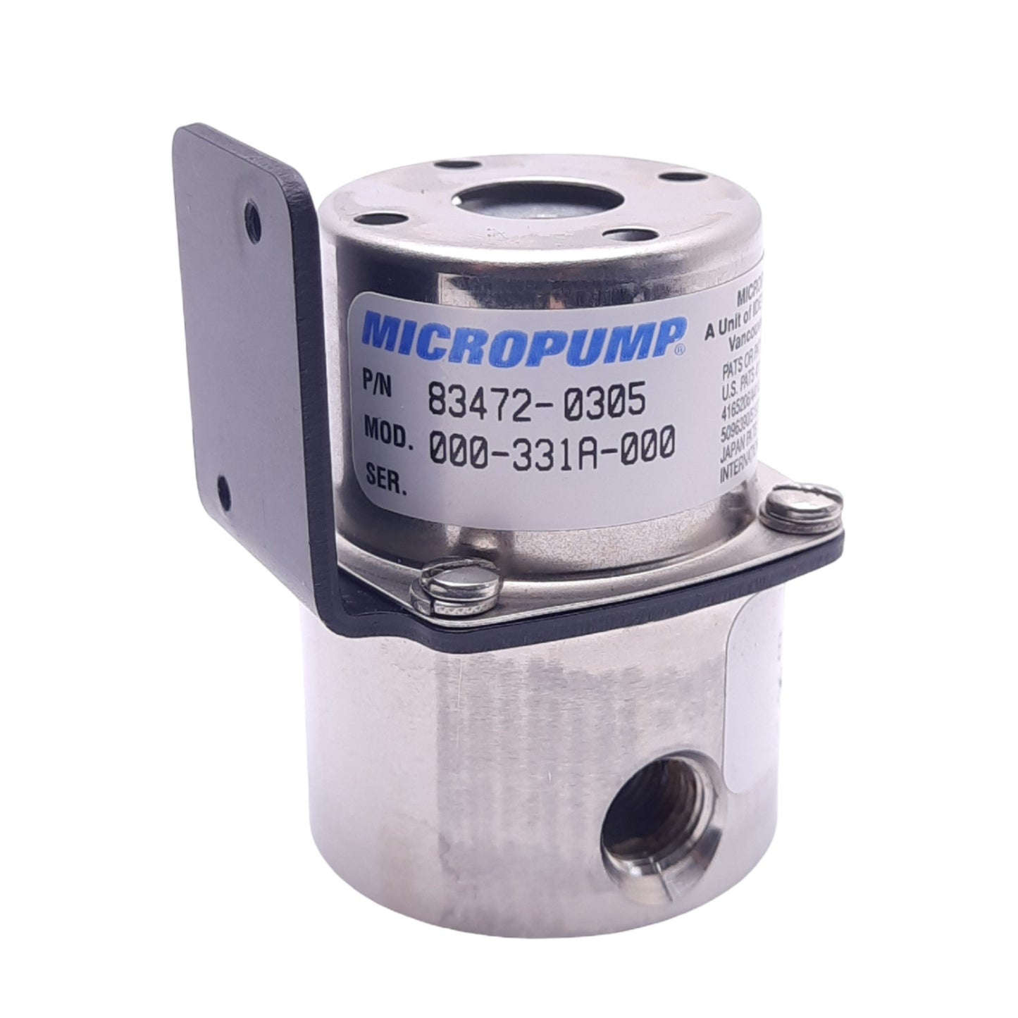 Used IDEX MicroPump 83472-0305 000-331A-000 Magnetic Drive Gear Pump, 1/8in NPT