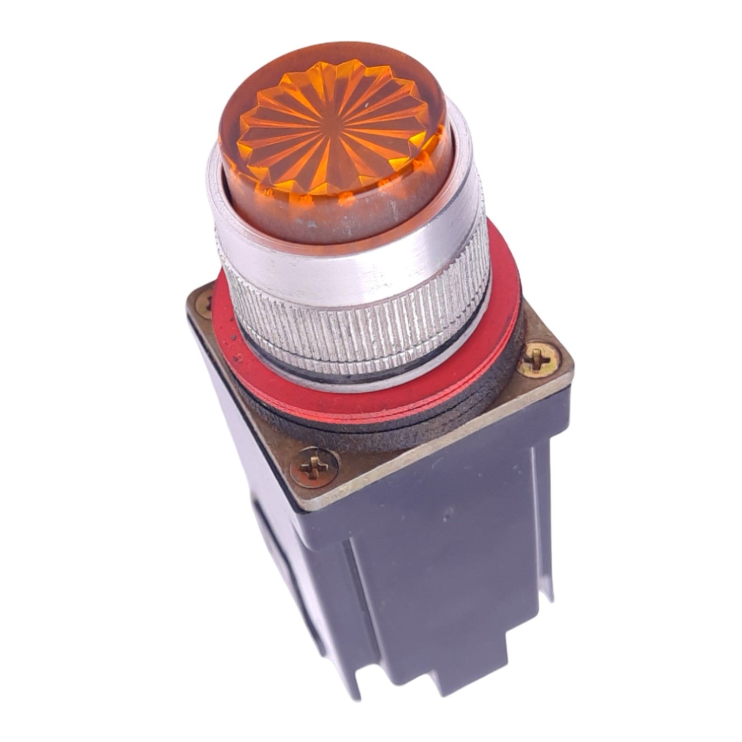 Used Allen Bradley 800MR-QB24S Amber Illuminated Pushbutton, ø22mm, 1NC 1NO, 300V 10A