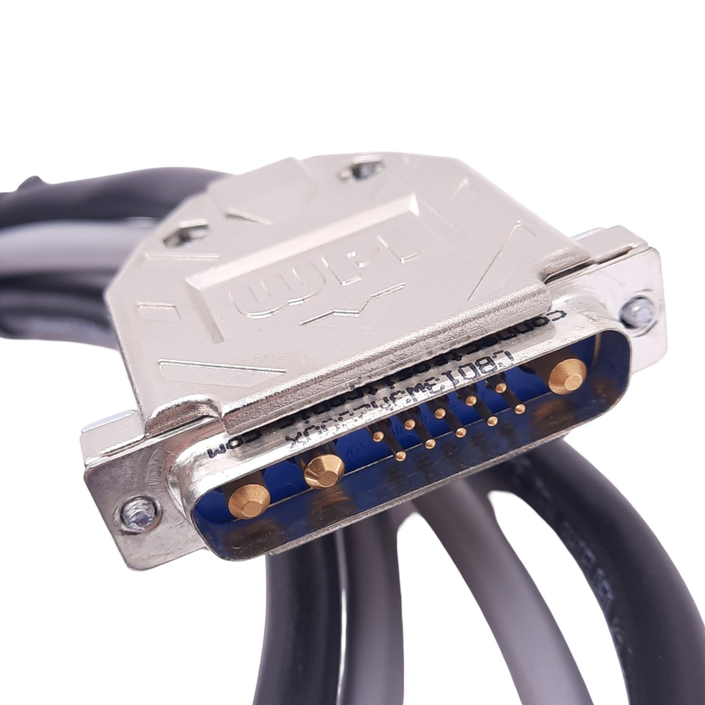 Used Amphenol CBD13W3M2000X Y-Split Cable, 13-Pin Male to 9/3-Pin Females, 300V, 1.5m