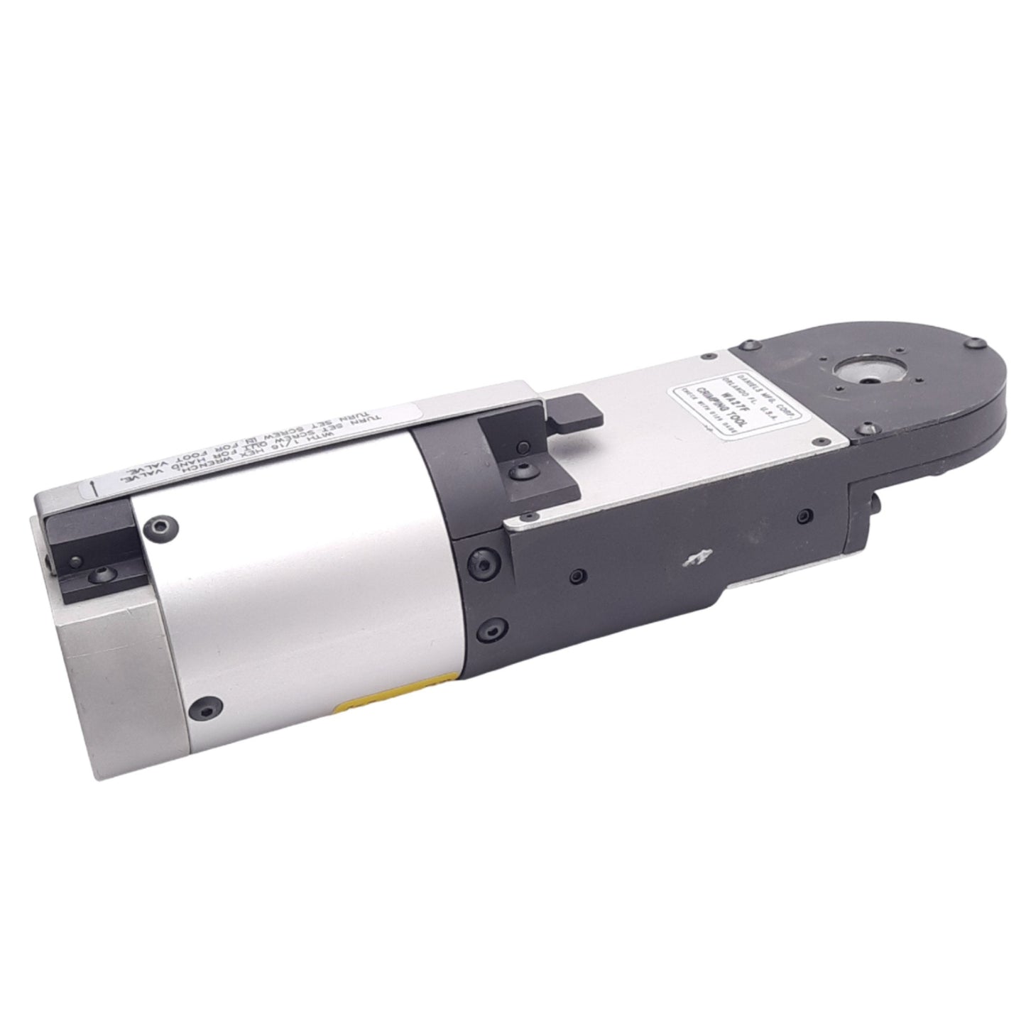 Used DMC Tools WA27F Pneumatic Crimping Tool, 80-120psi, 26-12 AWG, 1/8in NPT