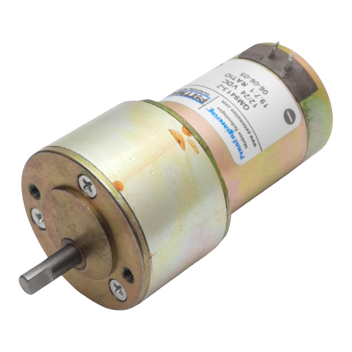Used Pittman GM9413-2 Brushed Gearmotor, 12/24VDC, 19.7:1 Ratio, 45oz-in, 142rpm
