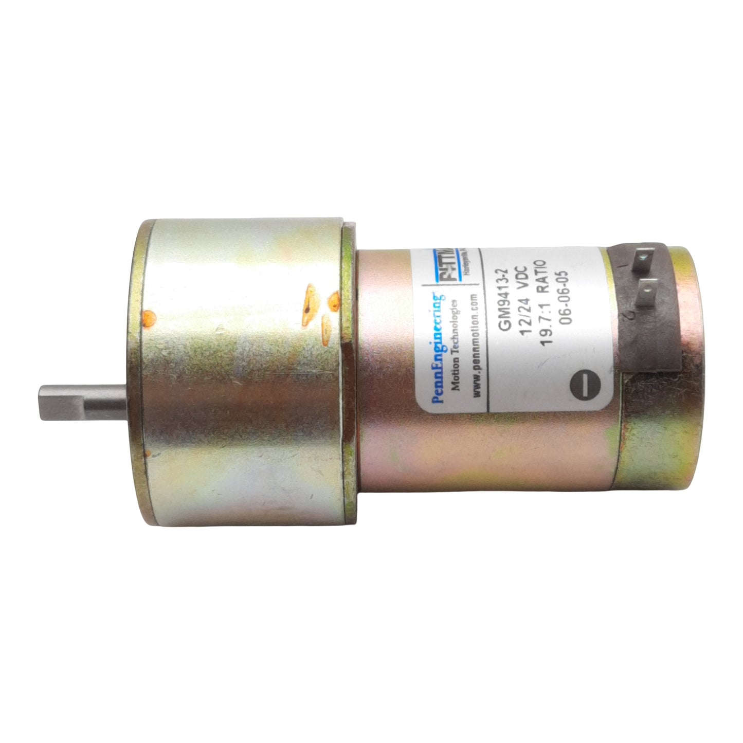 Used Pittman GM9413-2 Brushed Gearmotor, 12/24VDC, 19.7:1 Ratio, 45oz-in, 142rpm