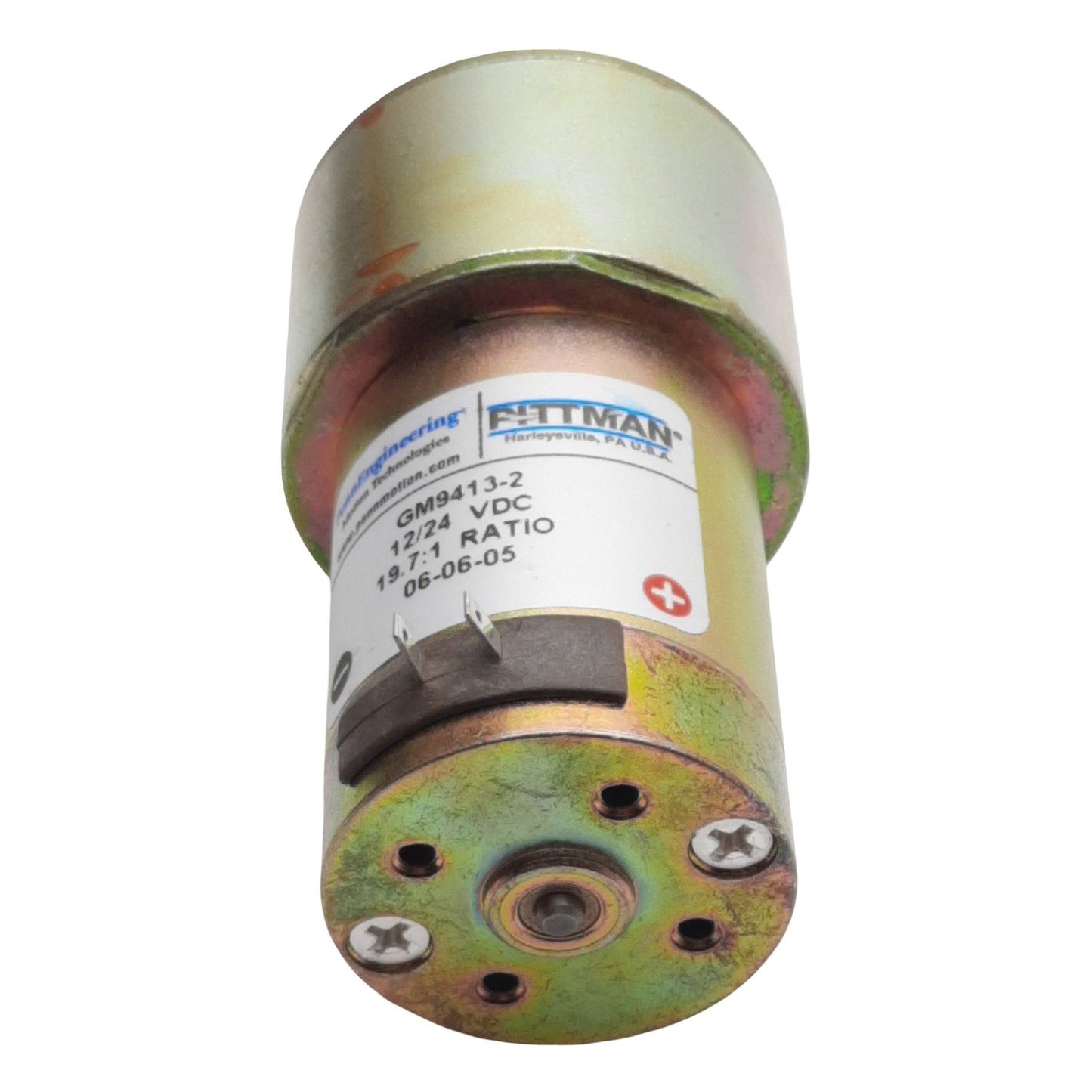 Used Pittman GM9413-2 Brushed Gearmotor, 12/24VDC, 19.7:1 Ratio, 45oz-in, 142rpm