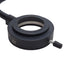 Used Volpi 10530 Fiber Optic Ring Light, ø50mm ID, ø15mm OD Input, 27.5in Cable