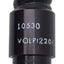 Used Volpi 10530 Fiber Optic Ring Light, ø50mm ID, ø15mm OD Input, 27.5in Cable