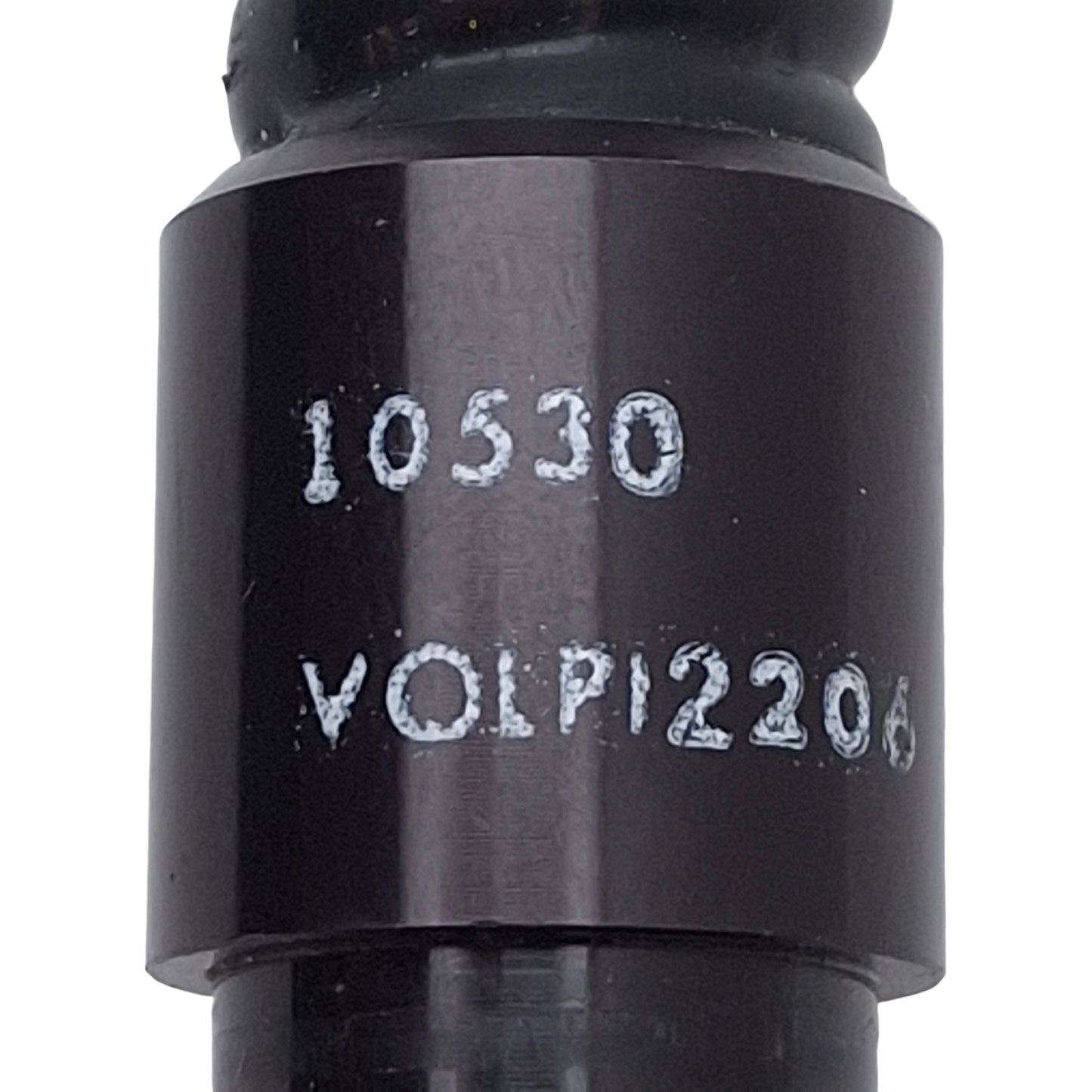 Used Volpi 10530 Fiber Optic Ring Light, ø50mm ID, ø15mm OD Input, 27.5in Cable