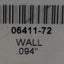 New Cole Parmer 06411-72 Silicone Tubing 1/4in ID, 7/16in OD, 3/32in, 25ft Length