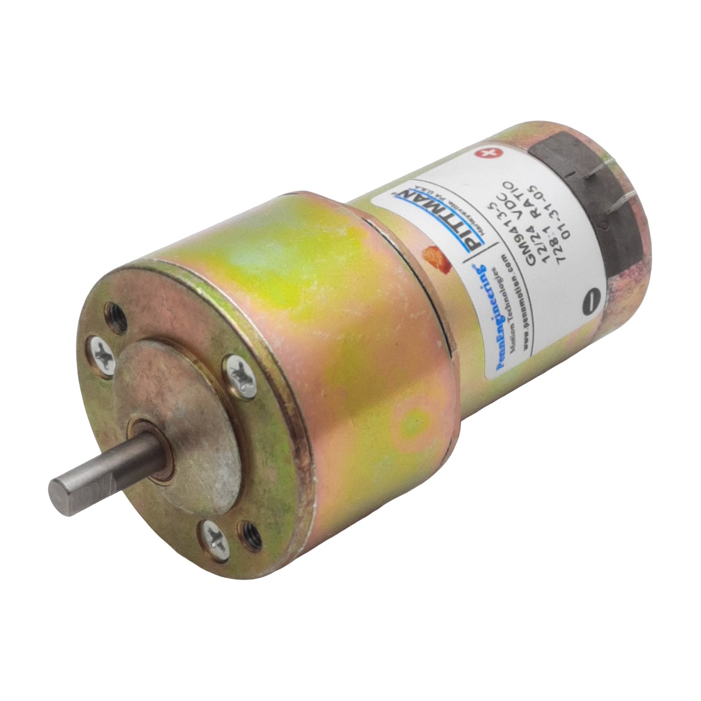 Used Pittman GM9413-5 Brushed Gearmotor, 12/24VDC, 728:1 Ratio, 175oz-in, 4rpm