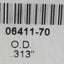 Used Cole Parmer 06411-70 Silicone Tubing 1/4in ID, 5/16in OD, 1/32in, 23ft Length