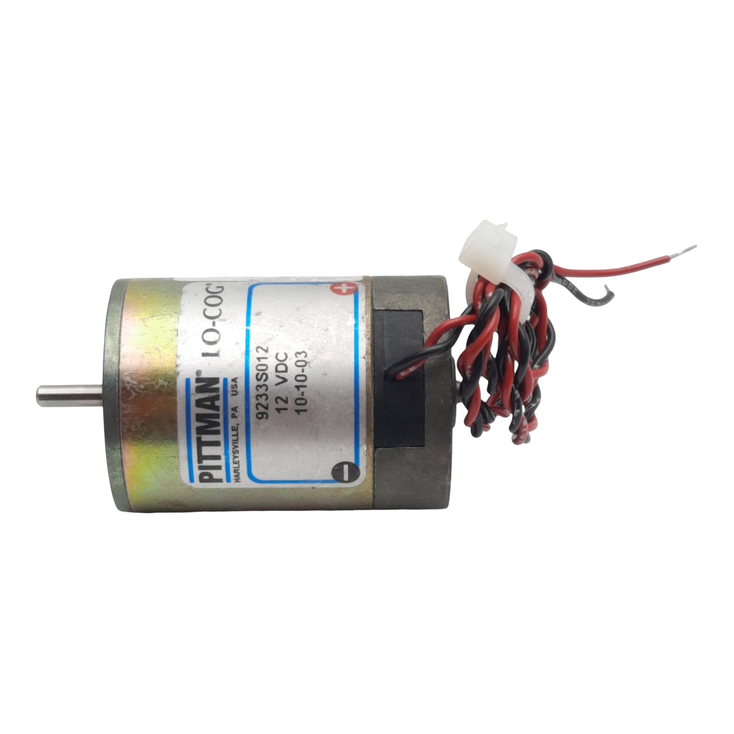 Used Pittman 9233S012 Brushed Gearmotor, 12VDC, 4.7oz-in, 5993rpm, ø3.97mm Shaft